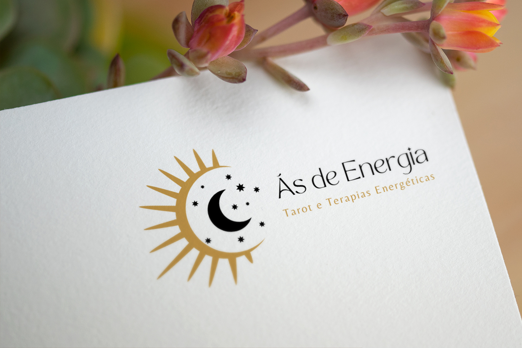 Cartão-de-visita do projeto Ás de Energia.